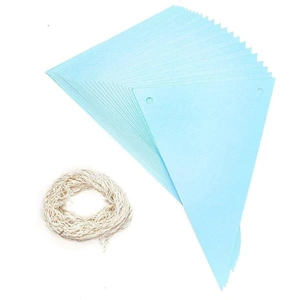&Keep Make Your Own Card Bunting Kit (Various Colours), Blue