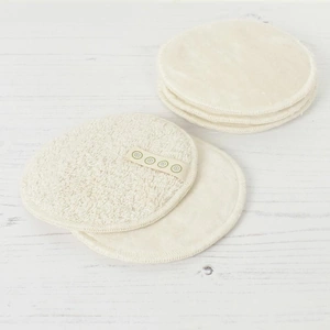 A Slice of Green Large Organic Cotton Facial Pads - Pack of 5 White