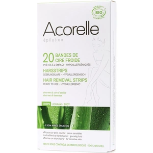 Acorelle Ready to use Strips - Legs - Aloe Vera & Beeswax - 20 strips