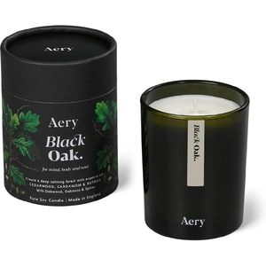 Aery Living Aery Botanical Green Black Oak 200g Candle - Cedarwood, Cardamom & Nutmeg with Oakwood, Oakmoss & Spices