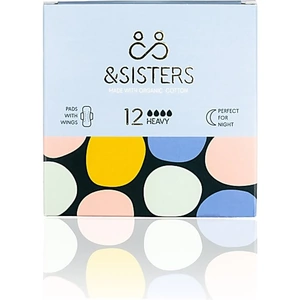 View product details for the &Sisters Pads with wings - Heavy/Night (12 pack)