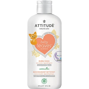 View product details for the Attitude Baby Leaves Bubble Wash - Pear Nectar