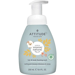View product details for the Attitude Oatmeal Sensitive Natural Baby Care - Hair and Body Foamin..