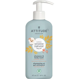 View product details for the Attitude Oatmeal Sensitive Natural Baby Care - Shampoo & Body Wash