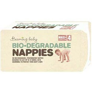 Beaming Baby Biodegradable Nappies - Maxi Plus - Size 4 - Pack of 29