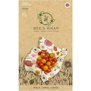Bees Wrap Bee's Wrap 3-pack Assorted - Meadow Magic VEGAN