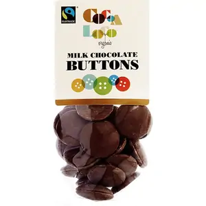 Cocoa Loco Milk Chocolate Buttons - 100g
