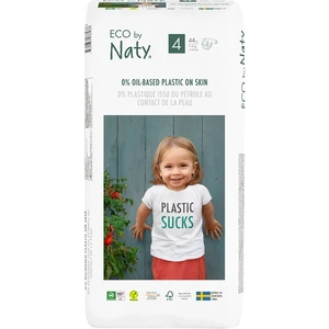 Eco By Naty Disposable Nappies Size 4 Economy Pack - Maxi - Pack of 44