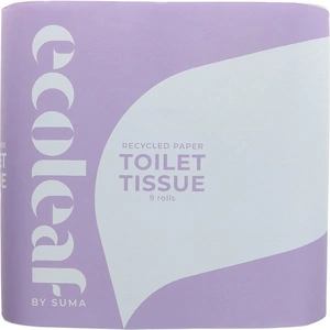 Ecoleaf Recycled Paper Toilet Tissue - Pack of 9