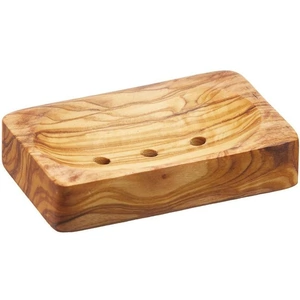 View product details for the Olive Wood Soap Dish - Rectangle