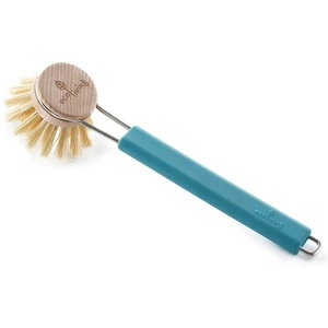 Ecoliving Dish Brush With Silicone Handle & Replaceable Brush Head - Petrol