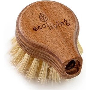 EcoLiving Long Handled Wooden Dish Brush Replacement Head