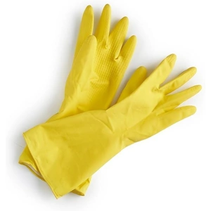 View product details for the Natural Rubber Latex Household Gloves, Small (Yellow)