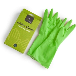 View product details for the Natural Rubber Latex Household Gloves, Medium (Green)