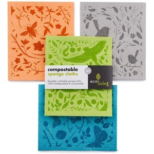 View product details for the Compostable Sponge Cleaning Cloths - Botanic Garden