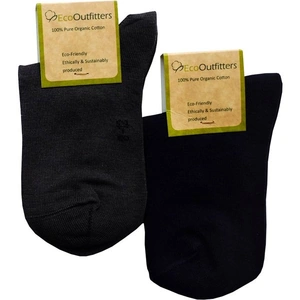 Ecooutfitters Organic Cotton Ankle Socks - Black