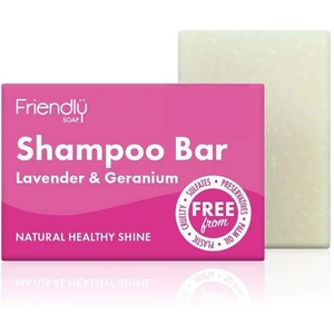 View product details for the Friendly Soap - Lavender & Geranium Shampoo Bar