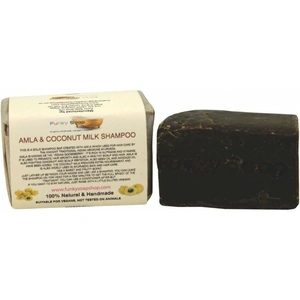 Amla & Coconut Milk Shampoo Bar - Funky Soap, 120g