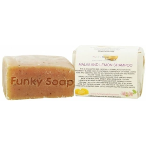 Malva & Lemon Shampoo Bar - Funky Soap, 120g