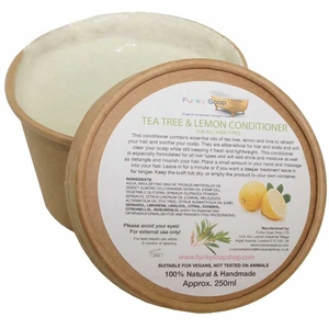 Funky Soap Tea Tree & Lemon Hair Conditioner - 250ml Kraft Tub