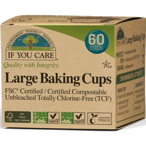 View product details for the If You Care Compostable Unbleached Baking Cups - Large