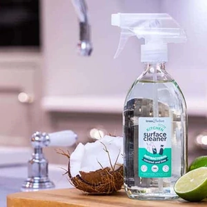 View product details for the Iron & Velvet Antibacterial Kitchen Surface Cleaner - Coconut & Lime