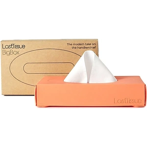 View product details for the LastTissue Big Box - 18 reusable tissues - Peach