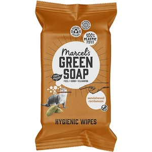 Marcels Green Soap Marcel's Green Soap Biodegradable Cleaning Wipes - Sandalwood & Cardamom - 60 Wipes