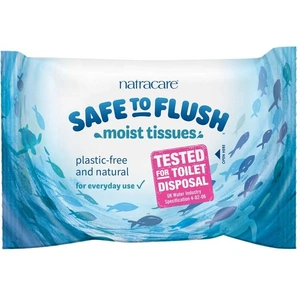 View product details for the Natracare Safe to Flush Moist Tissues - 30 Wipes