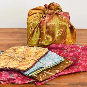 View product details for the Recycled Sari Gift Wraps - Set of 2