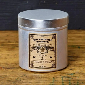 View product details for the Parkminster 350ml Large Tin Soy Wax Candle - Various Fragrances, Coconut