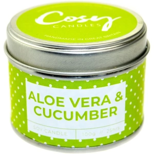 Savemoneycutcarbon Cosy Aromas Candle | Natural Soy Wax | Aloe Vera & Cucumber