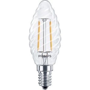 View product details for the Philips Classic LED Filament Candle ST35 E14 2W 2700K