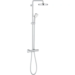 Savemoneycutcarbon Grohe Tempesta Cosmopolitan 210 Shower System with Thermostatic Mixer Chrome