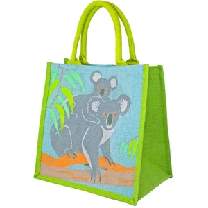 Medium Jute Bag by Shared Earth - Koalas