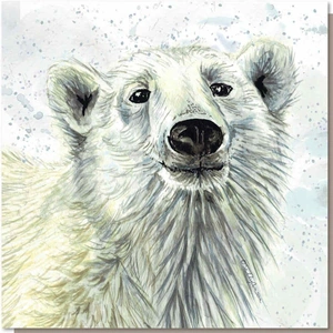 View product details for the Greetings Card by Shared Earth - Polar Bear