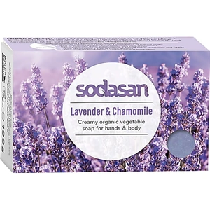 View product details for the Sodasan Soap Bar - Lavender & Chamomille 100g