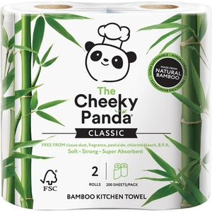 The Cheeky Panda Bamboo Kitchen Towel - Pack of 2