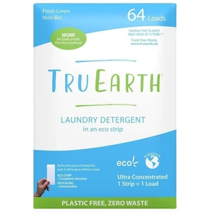 Tru Earth Eco-Strips Laundry Detergent - Fresh Linen 64 Loads