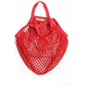 View product details for the Organic Cotton Short-Handled String Bag by Turtle Bags - Various Colours, Red