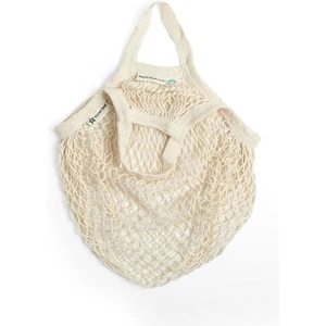 View product details for the Organic Cotton Short-Handled String Bag by Turtle Bags - Various Colours, Natural