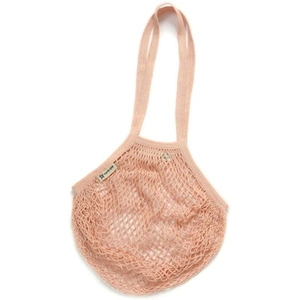 View product details for the Organic Cotton Long-Handled String Bag by Turtle Bags - Various Colours, Blush