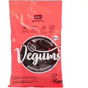 Vegums Vegan Iron Gummies Bag - 30 gummies