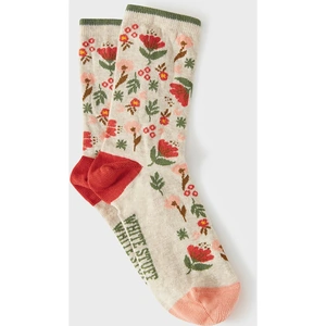 View product details for the White Stuff Sara Floral Organic Cotton Socks