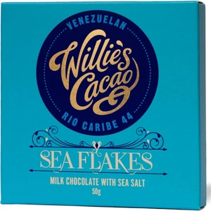 Willies Cacao Sea Flake - Milk Chocolate with Sea Salt Bar - 50g