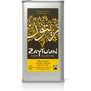 Zaytoun Fairtrade Extra Virgin Olive Oil - 5 litres